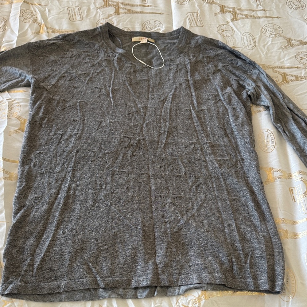 Esprit Gray Long Sleeve Blouse